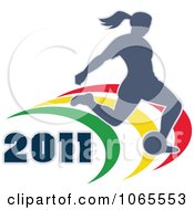 Poster, Art Print Of 2011 Female Soccer Player