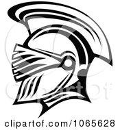 Clipart Roman Soldier And Helmet 9 Royalty Free Vector Illustration by Vector Tradition SM