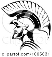 Clipart Roman Soldier And Helmet 5 Royalty Free Vector Illustration by Vector Tradition SM