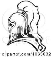 Clipart Roman Soldier And Helmet 7 Royalty Free Vector Illustration by Vector Tradition SM