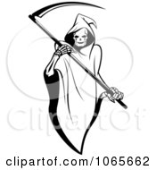 Clipart Grim Reaper 1 Royalty Free Vector Illustration