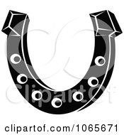 Clipart Horseshoe Icon 6 Royalty Free Vector Illustration