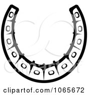 Clipart Horseshoe Icon 1 Royalty Free Vector Illustration