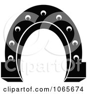Clipart Horseshoe Icon 5 Royalty Free Vector Illustration