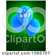 Poster, Art Print Of 3d Its A Boy Balloons 2