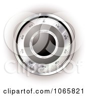 Clipart 3d Safe Dial Royalty Free Vector Illustration by michaeltravers
