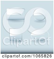 Clipart 3d Glass Web Design Buttons Royalty Free Vector Illustration