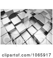 Clipart 3d Silver Columns Royalty Free CGI Illustration