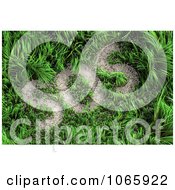 Clipart 3d SOS Patch In Grass Royalty Free CGI Illustration