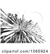 Clipart 3d Columnar Shards Royalty Free CGI Illustration