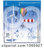 Poster, Art Print Of Wind Elements 1