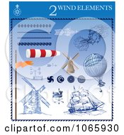 Poster, Art Print Of Wind Elements 2