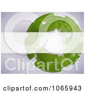 Clipart Green Circle With Text Bar Royalty Free Vector Illustration