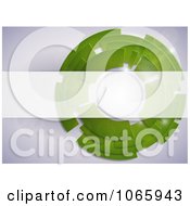 Poster, Art Print Of Green Circle With Text Bar