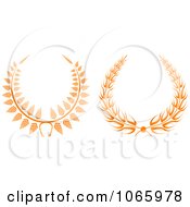 Clipart Laurel Wreaths 6 Royalty Free Vector Illustration