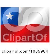 Poster, Art Print Of Waving Chile Flag