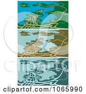 Poster, Art Print Of Gps Maps 2