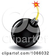 Clipart Shiny Bomb 1 Royalty Free Vector Illustration