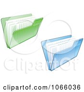 Poster, Art Print Of Transparent File Folders And Documents