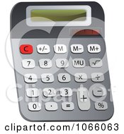 Clipart Calculator 5 Royalty Free Vector Illustration