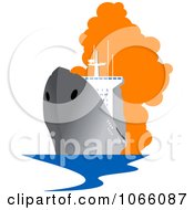 Clipart Large Ship Royalty Free Vector Illustration