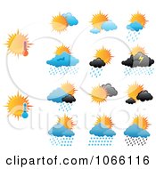 Poster, Art Print Of Day Weather Icons