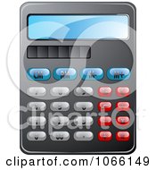 Clipart Calculator 4 Royalty Free Vector Illustration