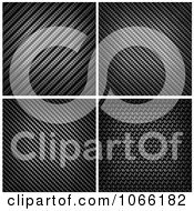 Clipart Carbon Fiber Backgrounds 2 Royalty Free Vector Illustration