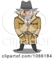 Poster, Art Print Of Investigator With His Hands In His Pockets