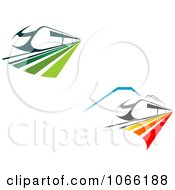 Clipart Trains Royalty Free Vector Illustration
