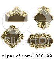 Clipart Ornate Vintage Frame Designs 2 Royalty Free Vector Illustration by Vector Tradition SM