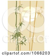 Poster, Art Print Of Bamboo Against A Tan Sunset