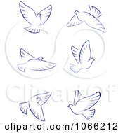 Poster, Art Print Of Flying Doves 2