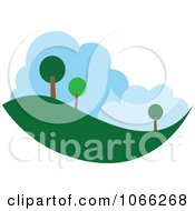 Poster, Art Print Of Tree And Landscape Logo