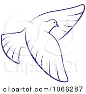 Poster, Art Print Of Flying Dove 5