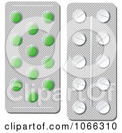 Clipart Pill Tablet Packets Royalty Free Vector Illustration