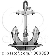 Clipart Metal Anchor Royalty Free Vector Illustration
