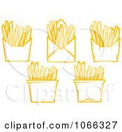 Clipart French Fries Royalty Free Vector Illustration