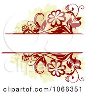 Clipart Grungy Daisy Background Royalty Free Vector Illustration