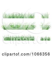 Clipart Grass Elements 4 Royalty Free Vector Illustration