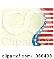 Clipart Background Of American Grunge 1 Royalty Free Vector Illustration