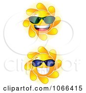 Poster, Art Print Of Cheery Suns Wearing Shades