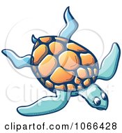 Poster, Art Print Of Sea Turtle Swimming