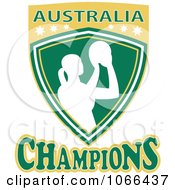 Poster, Art Print Of Australia Champions Netball Shield 2