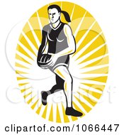 Netball Player Logo