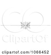 Clipart Ornate Swirl Rule Border 2 Royalty Free Vector Illustration