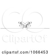 Clipart Ornate Swirl Rule Border 4 Royalty Free Vector Illustration