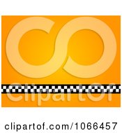 Poster, Art Print Of Orange Taxi Background