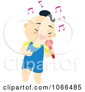 Poster, Art Print Of Asian Boy Singing