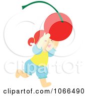 Poster, Art Print Of Irish Girl With A Cherry 1